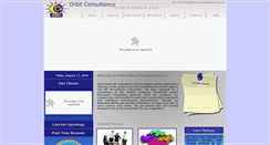Desktop Screenshot of orbitconsultancy.in